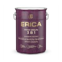 Грунт-эмаль 3 в 1 Erica серая 5,5 кг