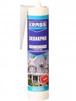 Герметик силиконизированный KRASS (Силакрил) Белый 300 мл
