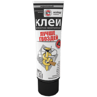 Клей акриловый "жидкие гвозди" VGT ремонтно-монтажный прозрачный 0,25кг туба (неморозостойкий)