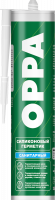 Герметик силиконовый санитарный OPPA 260мл белый