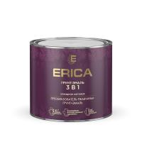 Грунт-эмаль 3 в 1 Erica коричневая 1,8 кг