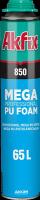 Akfix 850 Пена полиуретановая профессиональная MEGA 65л 850гр