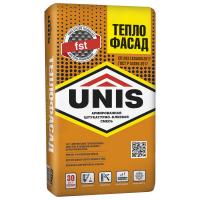 Юнис Теплофасад клей для монтажа теплоизоляции (МВП, ППС) и создания базового штукатурного слоя 25кг