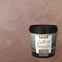 Штукатурка фактурная "Мокрый шелк" база жемчуг 1 кг VGT (неморозостойкая)