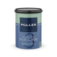 Краска Poller A.R.T. латексная глубокоматовая для обоев и стен 3 База А белая 0,9 л