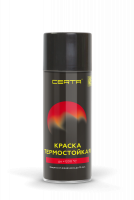 Эмаль CERTA термостойкая аэрозольная серебристая 520мл (до 700градусов С) RAL9006