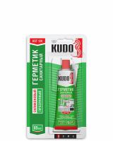 Герметик силиконовый KUDO санитарный прозрачный 85 мл