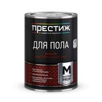 Эмаль ПРЕСТИЖ акриловая для пола красно-коричневая 0,9кг