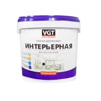 Краска VGT ВД-АК-2180 интерьерная влагостойкая белоснежная 3кг
