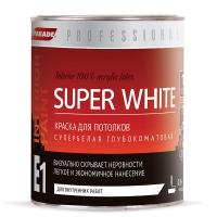 Краска PARADE SUPER WHITE E1 для потолков 0,9л