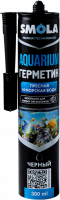 Герметик силиконовый SMOLA AQUARIUM для пресной и морской воды черный 300 мл