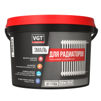 Эмаль ВГТ акриловая ВД-АК-1179 "Профи" для радиаторов полуглянцевая супербел 2,5кг