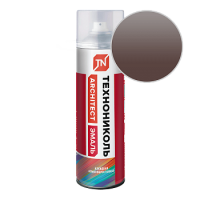 Аэрозольная эмальТЕХНОНИКОЛЬ коричневая 8017
