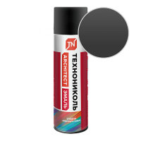 Аэрозольная эмальТЕХНОНИКОЛЬ черная матовая 9005М