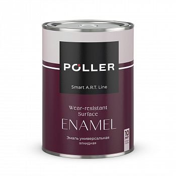 Эмаль Poller A.R.T. универсальная алкидная белая 0,8 л