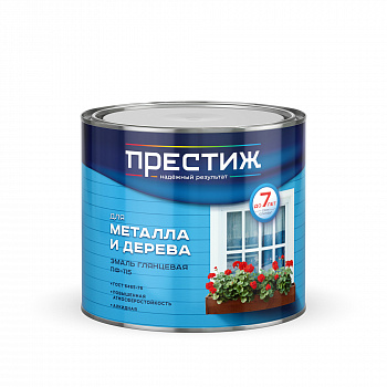 Эмаль ПРЕСТИЖ ПФ-115 графитовая серая RAL 7024 глянцевая ГОСТ 1,9кг
