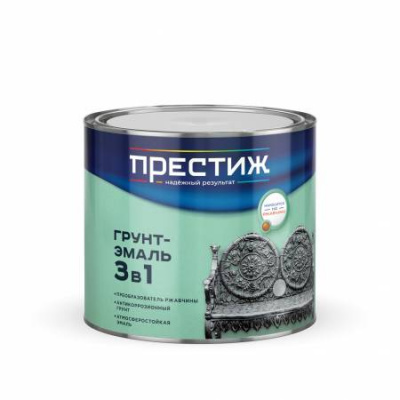 Грунт-эмаль по ржавчине ПРЕСТИЖ коричневая 1,9кг