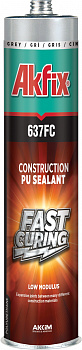 Akfix 637FC Герметик ПУ быстросохнущий 310мл Белый