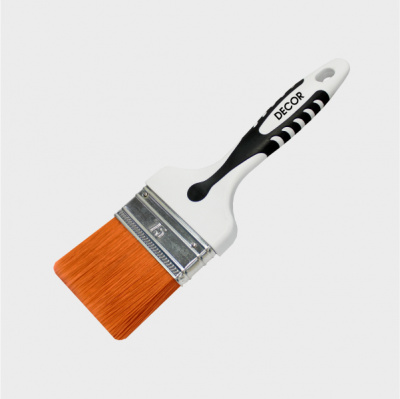 Кисть DECOR "B.W. деликатная" 75х15 мм, ультрамягкий синтетический ворс