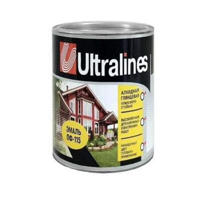 Эмаль ULTRA LINES ПФ-115 парижская зелень 0,8кг