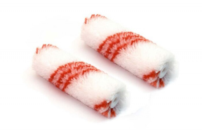 Валик 10 см тройная красная полоса, в упаковке 2 штуки, d 15, полиамид 12 Колор Эксперт