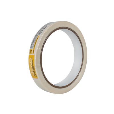 Лента малярная клейкая на крепированной бумаге, 18мм х 20м "KORVUS"