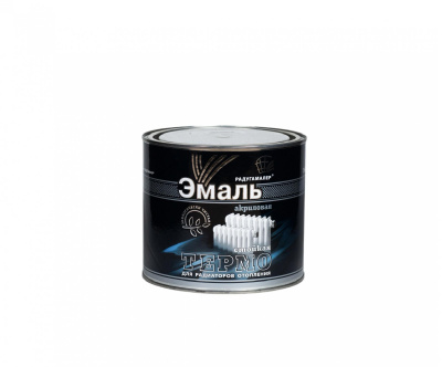 Эмаль РАДУГАМАЛЕР акриловая термостойкая для радиаторов белая 1,9кг