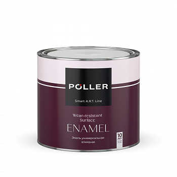Эмаль Poller A.R.T. универсальная алкидная белая 2 л