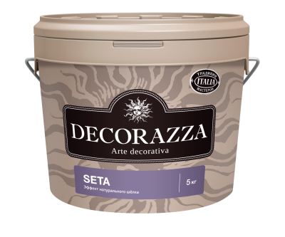 Декоративное покрытие DECORAZZA Seta ST001 база Argento 5 кг с эффектом натурального шелка