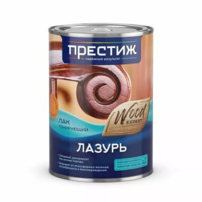 Лак Лазурь ПРЕСТИЖ махагон 0,9 л.