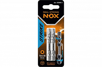 Бита impact Tx30-60 E6.3, 2шт карта STRIKE