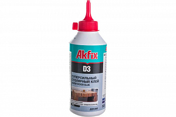 Akfix D3 Клей ПВА Д3 500г белый