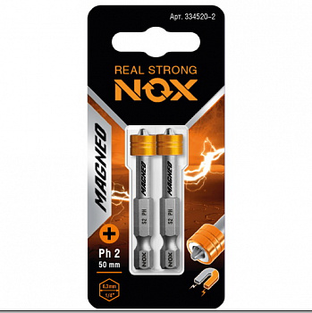 Бита с магнитной насадкой PH2-50, 2шт карта MAGNEO