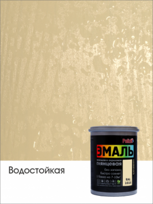 Эмаль акриловая глянцевая "Palizh" слоновая кость RAL 1015 1 кг