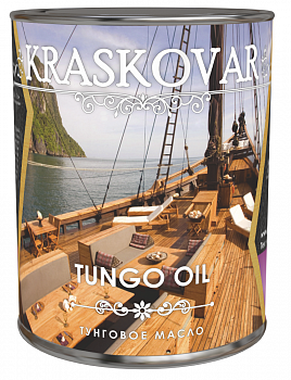 Тунговое масло для древесины Kraskovar Tungo Oil 0,75л